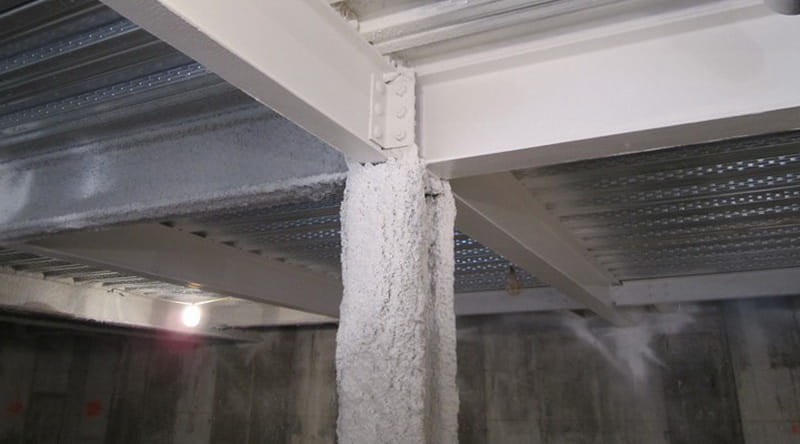پوشش محافظ تیر و ستون در برابر حریق